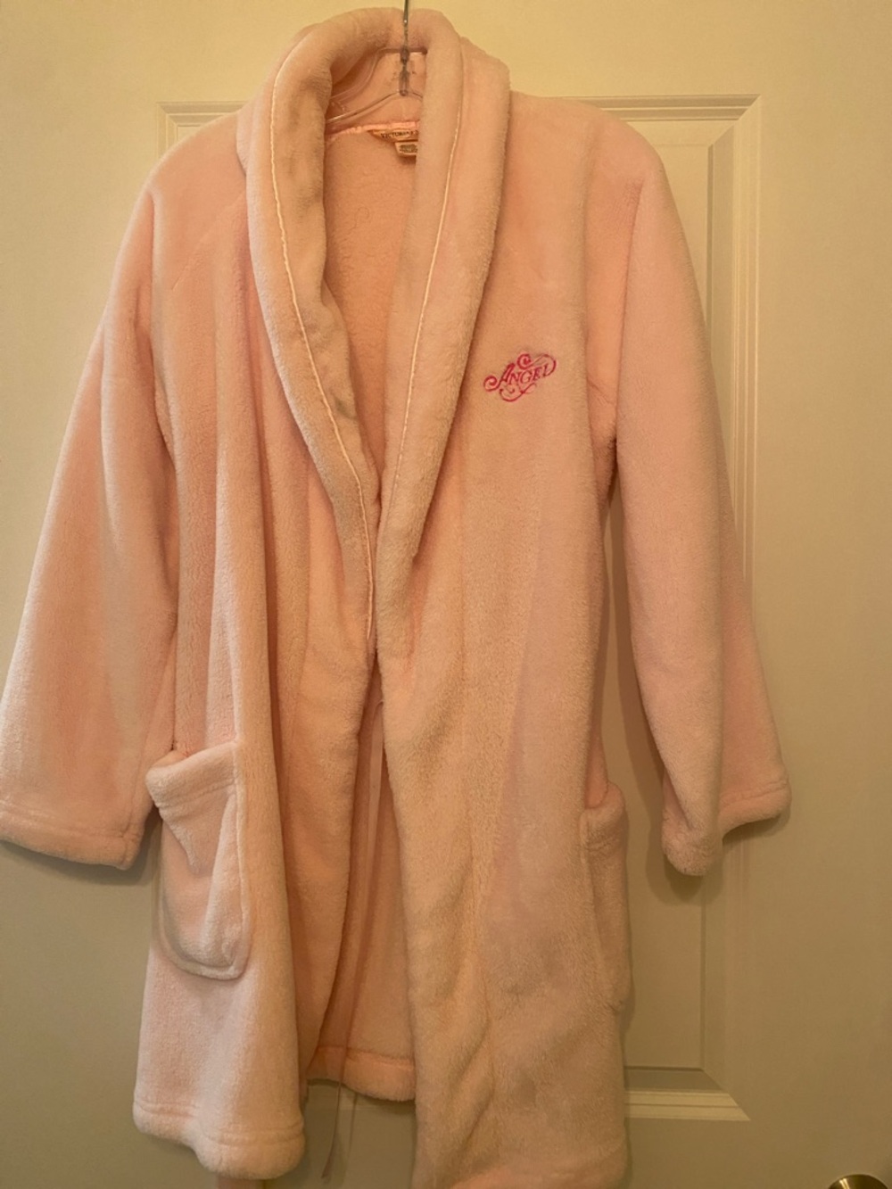 Victoria's Secret Light Pink Plush Bathrobe